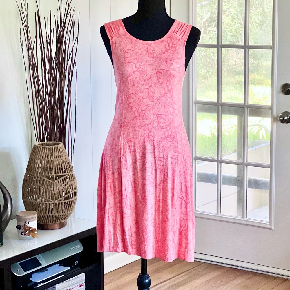 Dakini Comfy Stretchy Pink Summery Dress Size Small